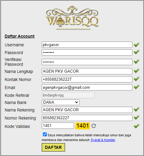 WARISQQ Situs QQ PKV Games Poker Online Terpercaya Indonesia